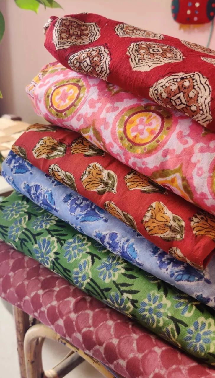 Cotton Chanderi Suit Sets