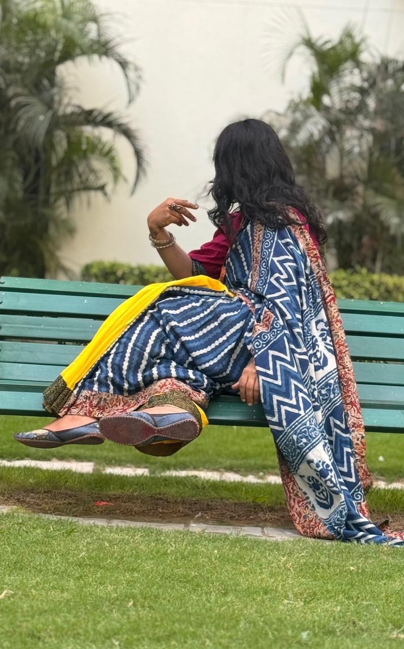 'Tara' Mul Cotton Concept Saree