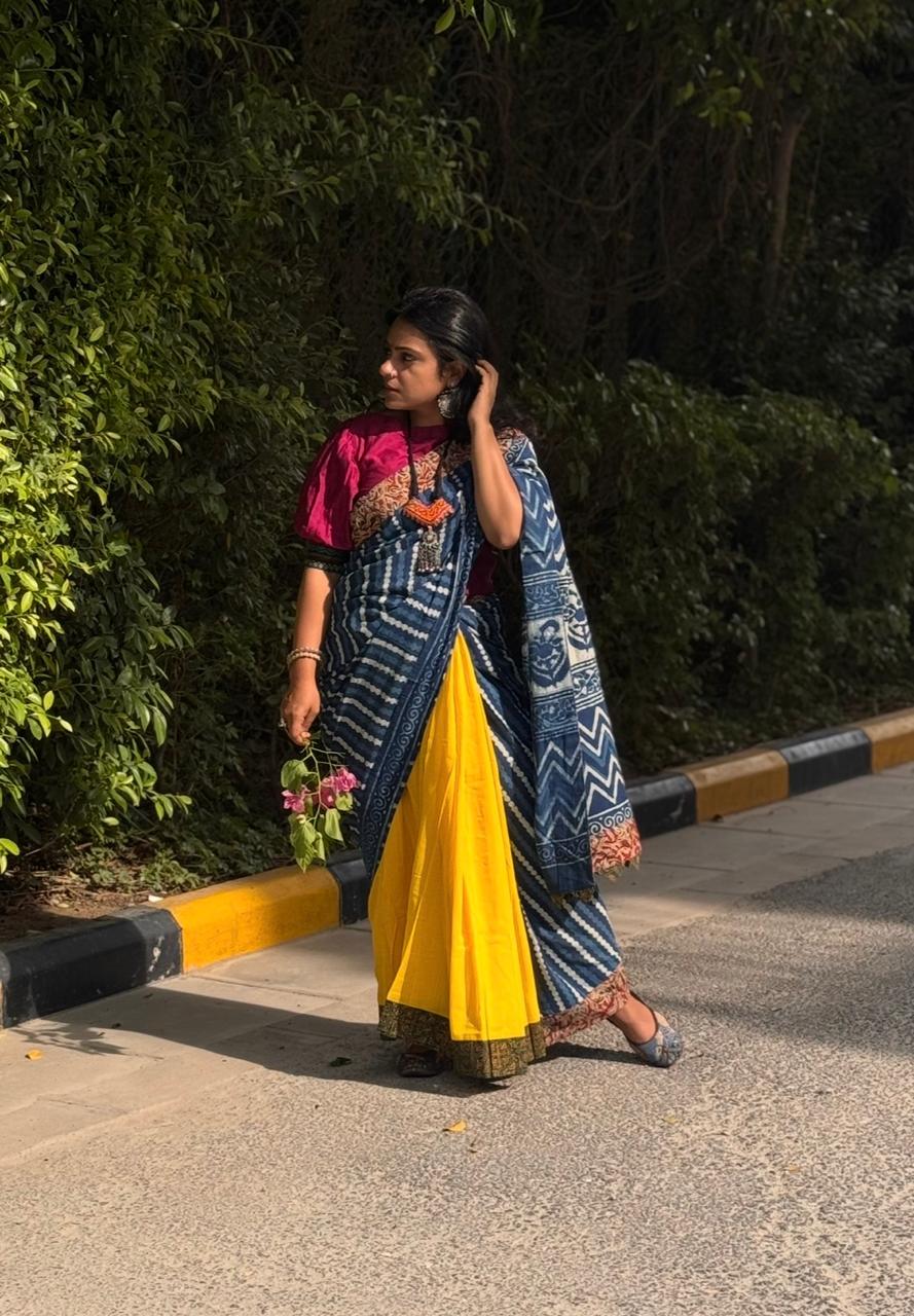 'Tara' Mul Cotton Concept Saree