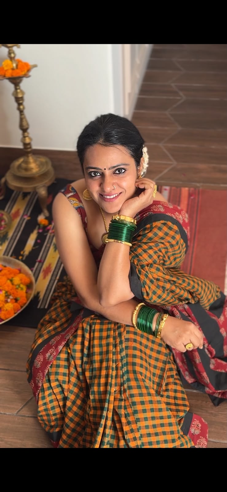 'Vaishnavi' Zari Concept Cotton Saree