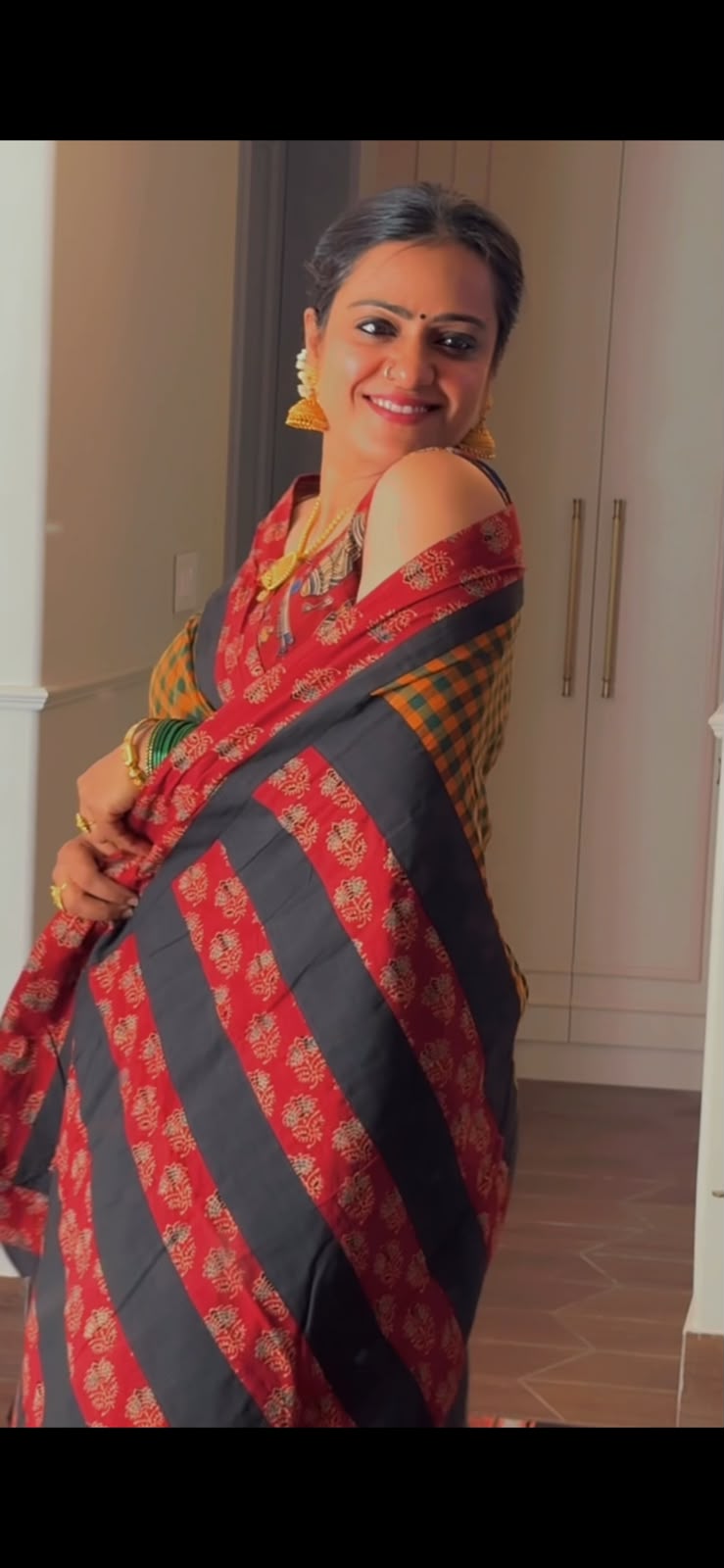 'Vaishnavi' Zari Concept Cotton Saree
