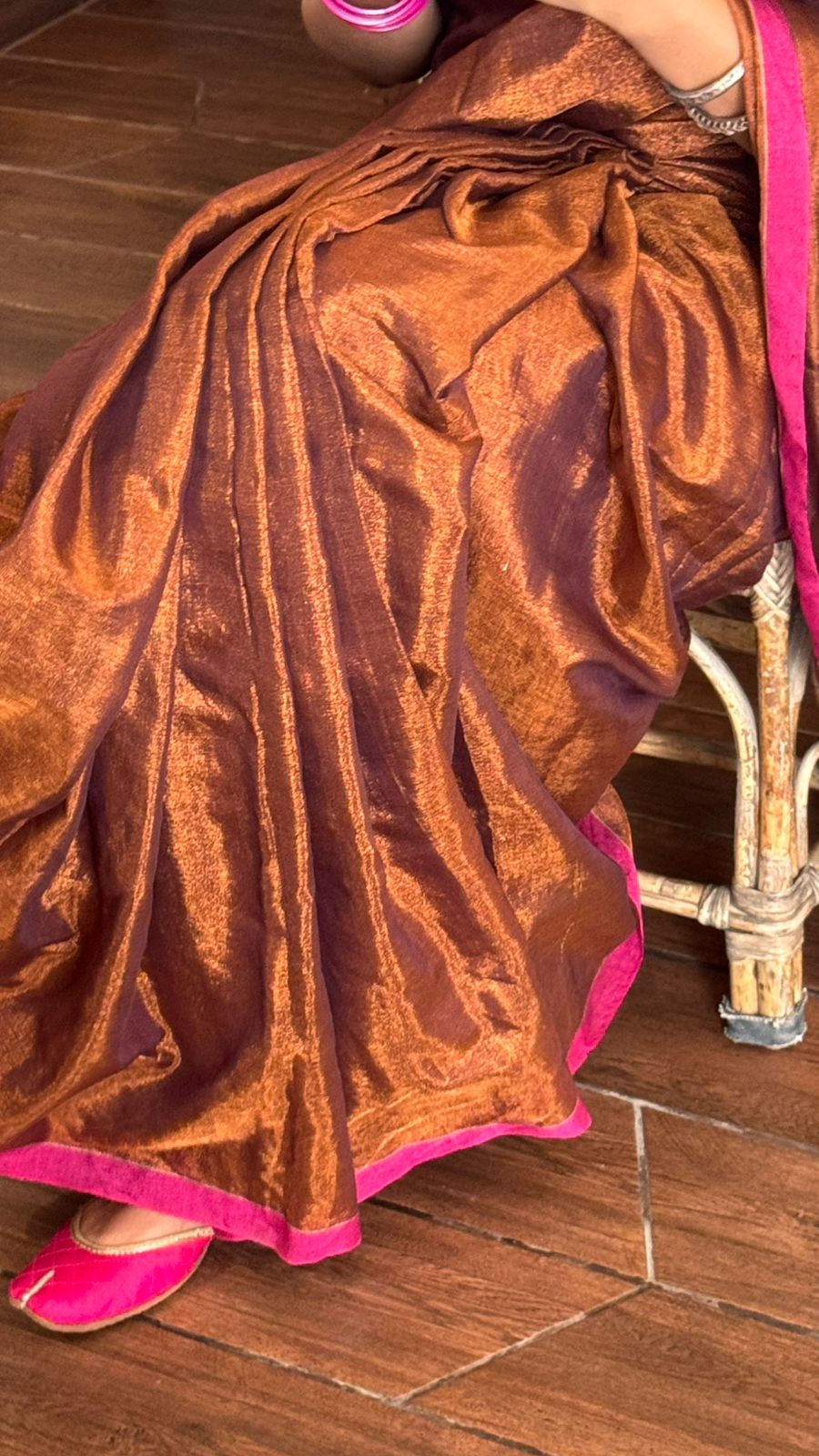 'Heer' Handwoven Tissue Saree