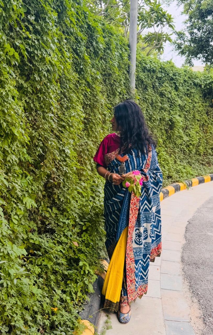 'Tara' Mul Cotton Concept Saree