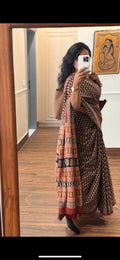 'Aruna' Bagh Mul Cotton Saree